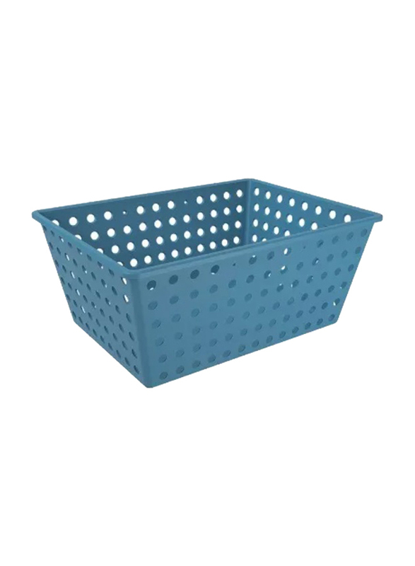 Coza Maxi Flora Organizer Basket, 13.5 Liter, Blue