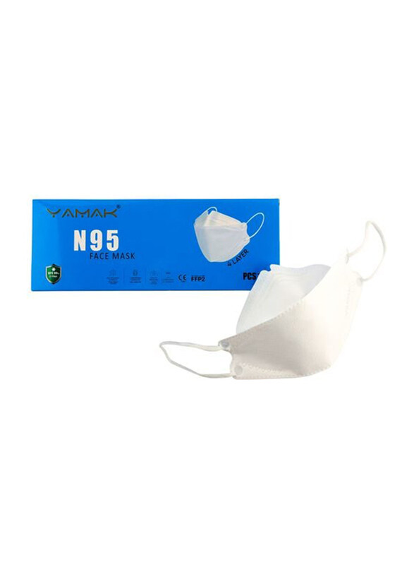 

Yamak N95 4 Layer Mask, 10 Pieces, White