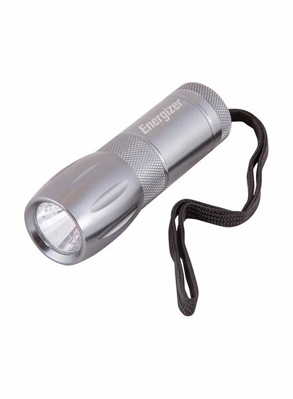 

Energizer LED Metal Flashlight with 3 AAA Batteries, Silver