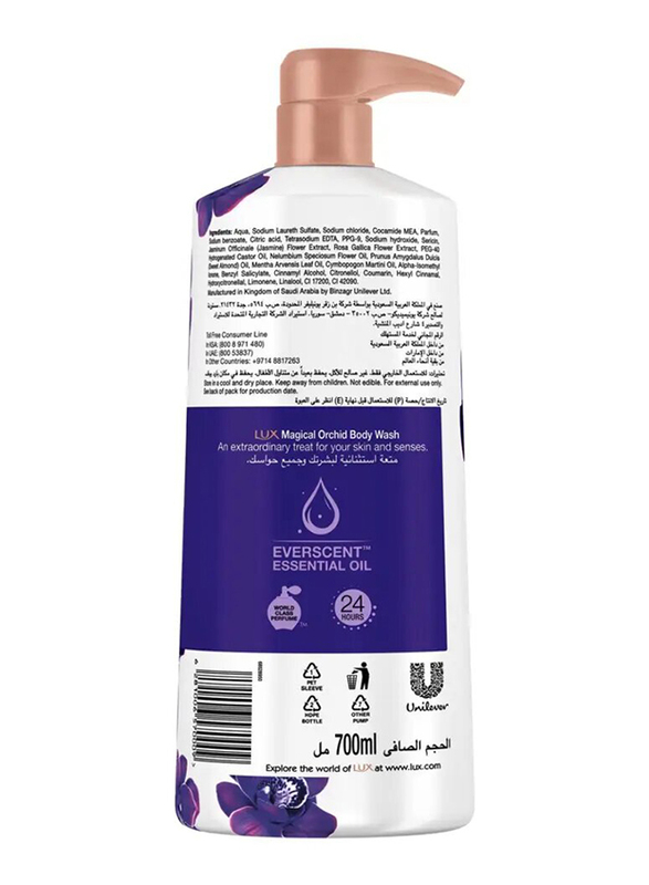 Lux Magical Orchid Body Wash, 700ml