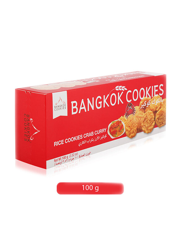 

Bangkok Cookies Crab Curry Rice Cookies, 100g