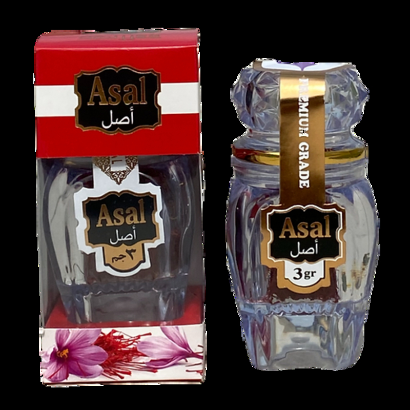 Asal Persian Cut Filament Saffron Bottle, 3g