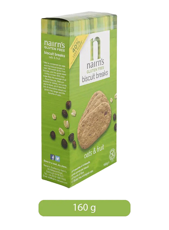 Nairn's Oats & Fruit Breaks Biscuit, 160g