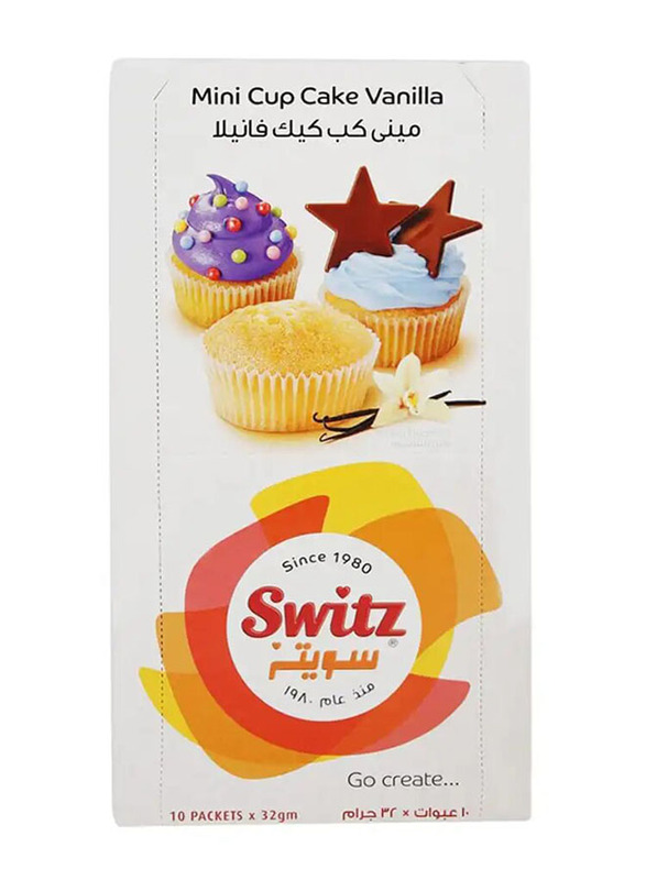 Switz Vanilla Cup Cake - 10 x 32g