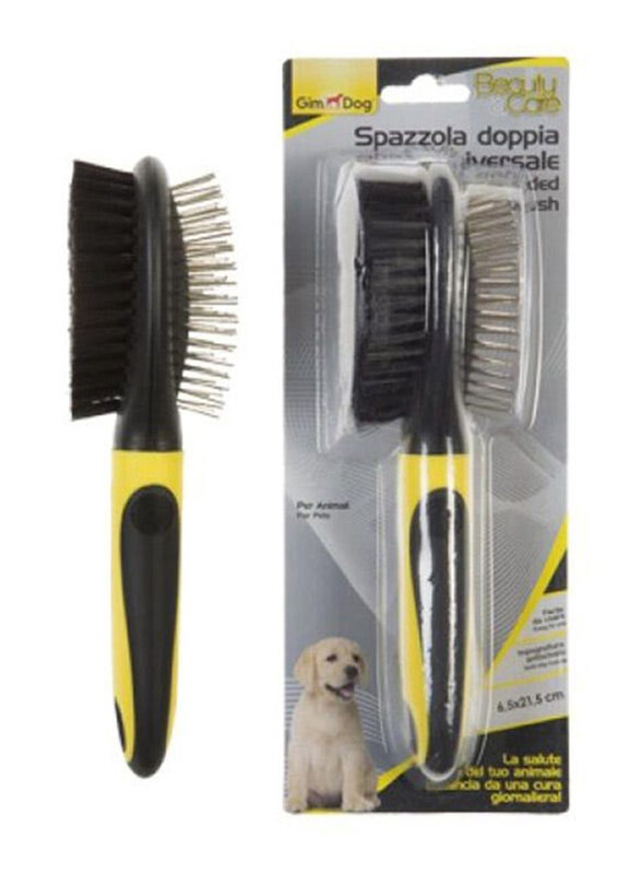 

Gimborn Universal Double Sided Brush, Black/Yellow