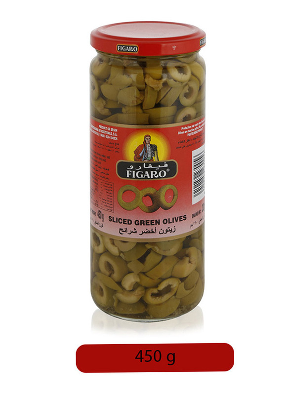 Figaro Sliced Green Olives Pickle, 230g