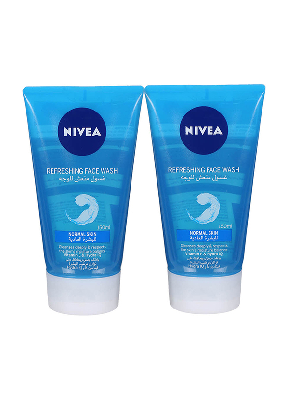 Nivea Refreshing Face Wash, 150ml, 2 Piece