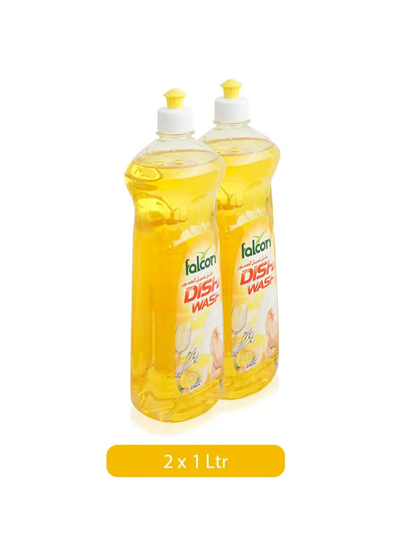 Falcon Dishwash Liquid, 2 x 1 Liter