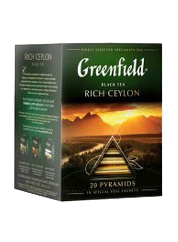 Greenfield Rich Ceylon Black Tea, 20 x 2g