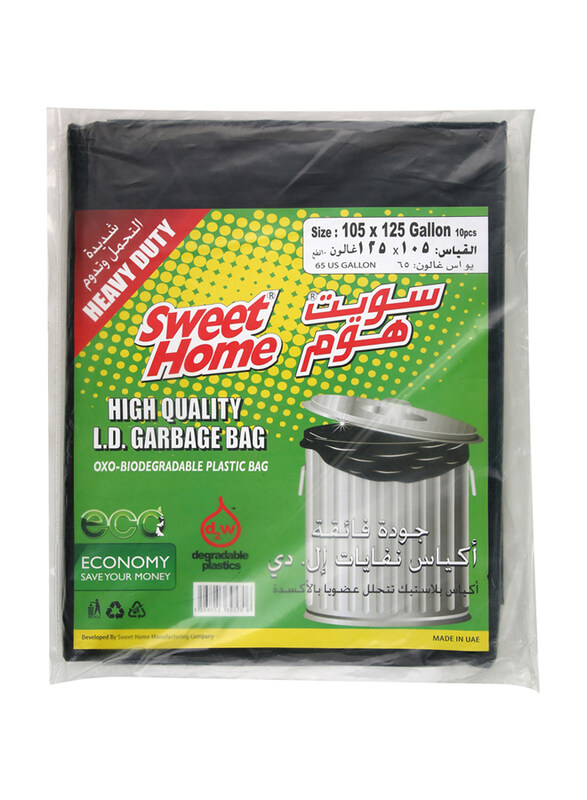 

Sweet Home Premium Quality LD Garbage Bags, 125 x 105cm