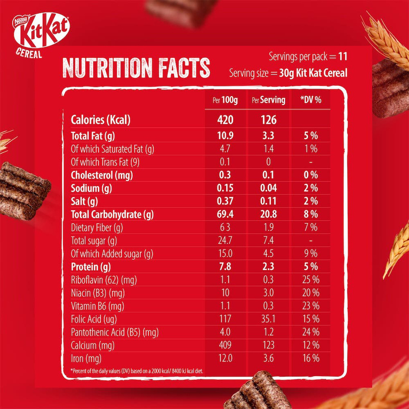 Kit Kat Chocolate Breakfast Cereal, 330g