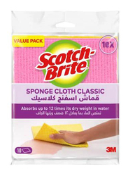 Scotch Brite Sponge Clothe Classic, 10 Piece