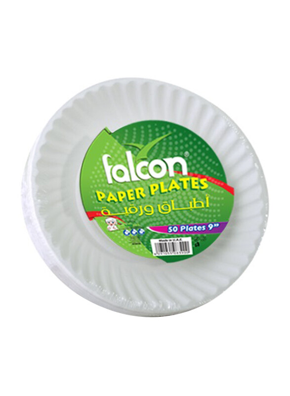 

Falcon 9 inch Paper Disposable Plates - 100 Pieces