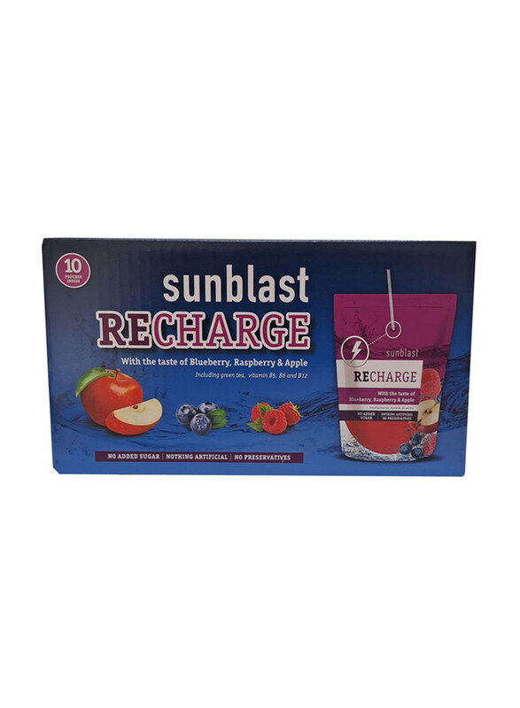 

Sunblast Recharge Blueberry Raspberry & Apple, 10 x 200ml