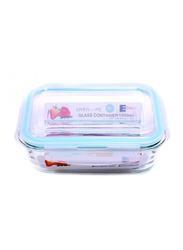 Sirocco Glass Food Container, 1050ml, Clear