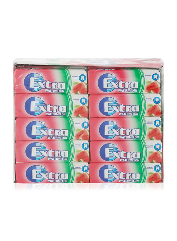 Extra Watermelon Flavored Chewing Gum Pellets - 30 x 14g
