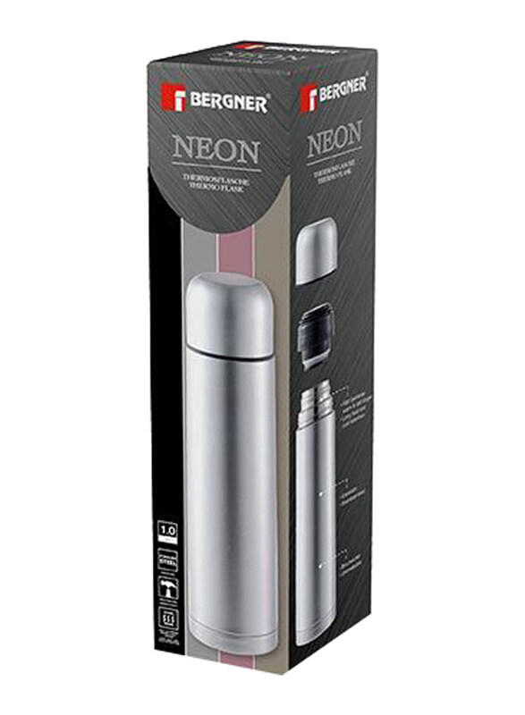 

Bergner 1000ml Stainless Steel Vacuum Flask, Multicolour