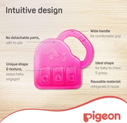 Pigeon Piano Cooling Teether, Red