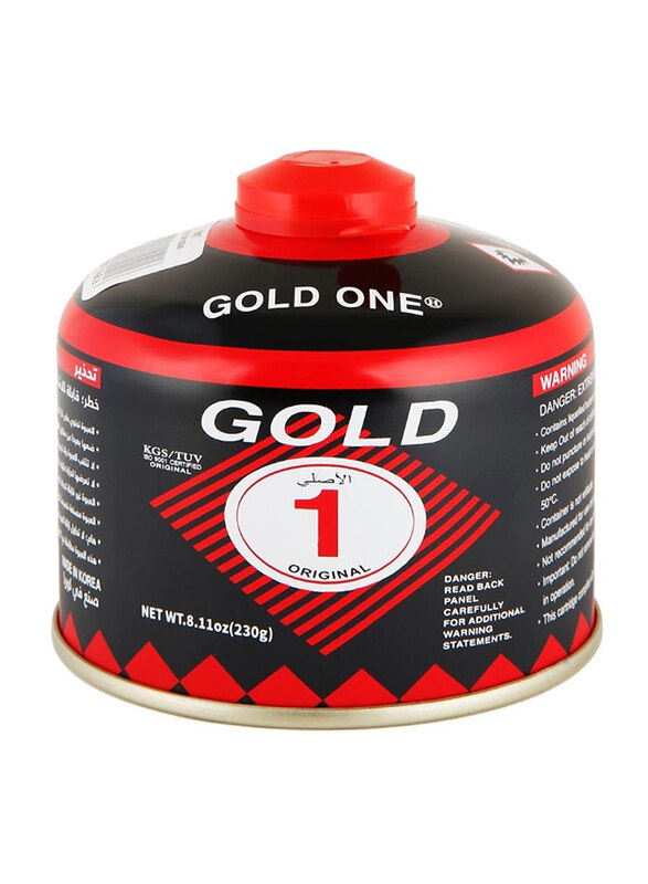 

Gold One Gas Cartridge, 230g, Red/Black