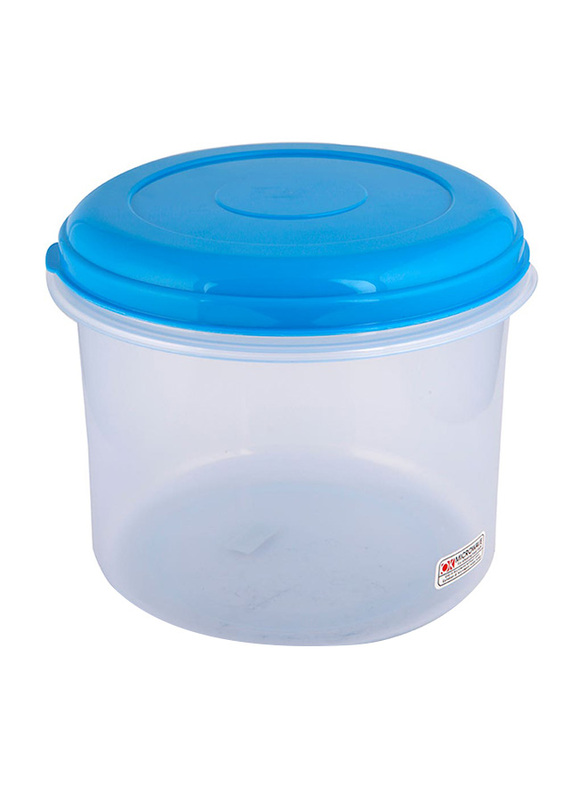 

Lion Star VT-5 Vitto Sealware Round Container, 4.7 Liters, Blue/Clear