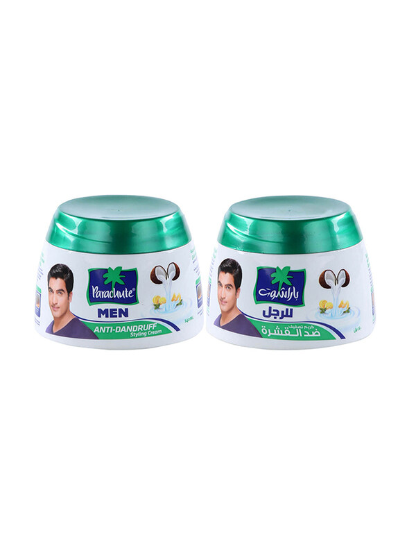 

Parachute Men Hair Cream Anti-Dandruff - 140 ml, 2 Pack