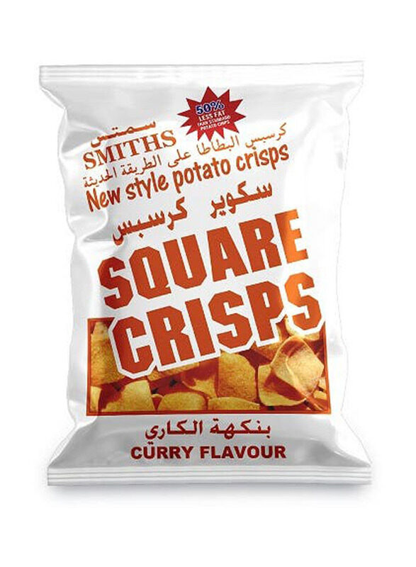 

Smiths Square Crisps Curry, 20g
