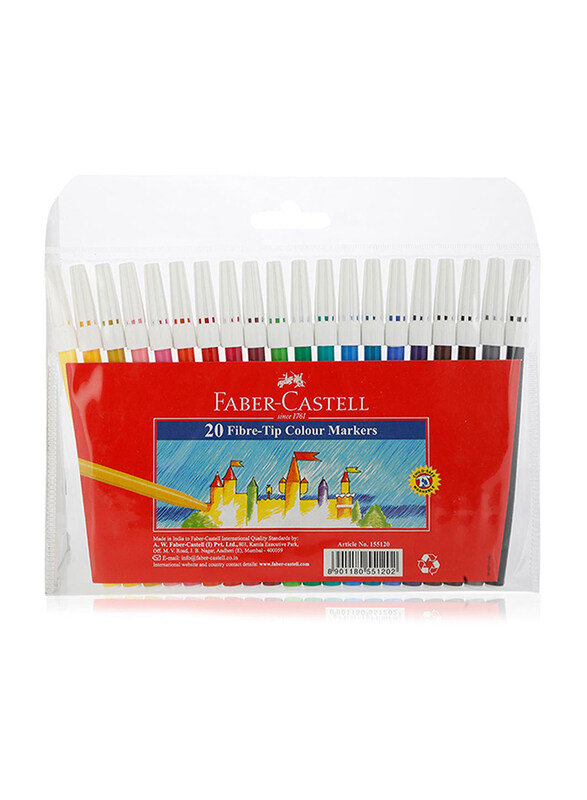 

Faber-Castell Multipurpose Sketch Pens - 20 Pieces