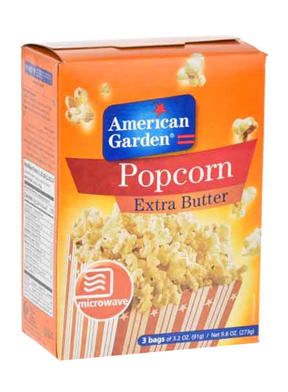 

American Garden Microwave Extra Butter Popcorn, 273g