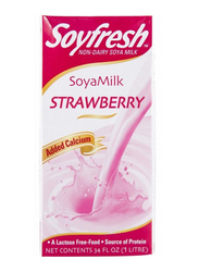 Soyfresh Strawberry Flavoured Soya Milk, 1 Litre