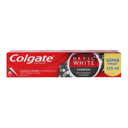 Colgate Optic White Fluoride Charcoal Toothpaste, 125ml