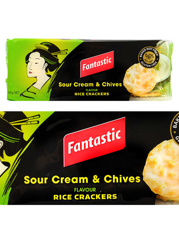 Fantastic Rice Cracler Crm & Chives