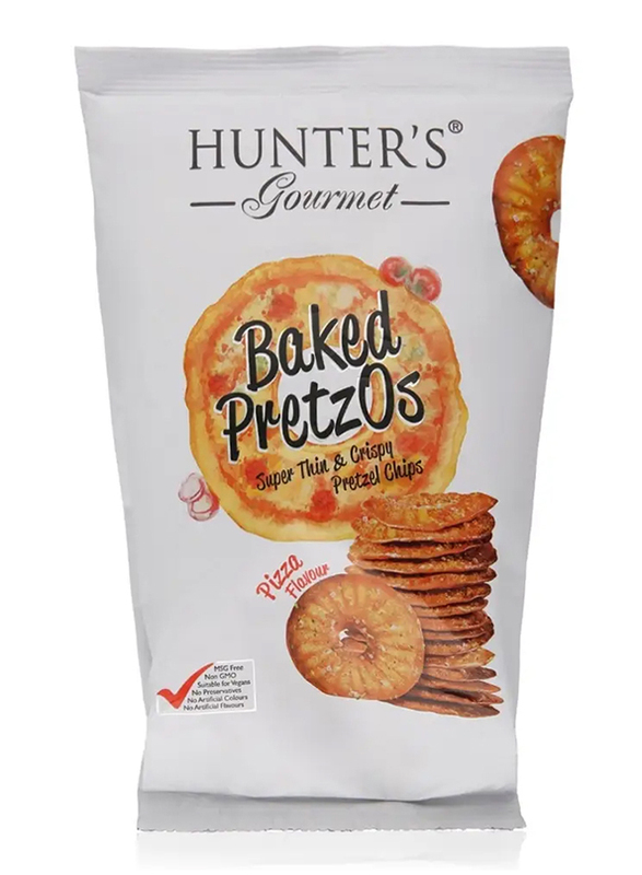 Hunter's Gourmet Pizza Baked Pretzos Chips, 160g