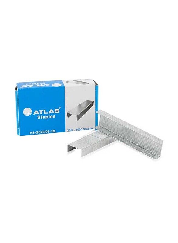 

Atlas Staples, 26/06 1mm, Silver
