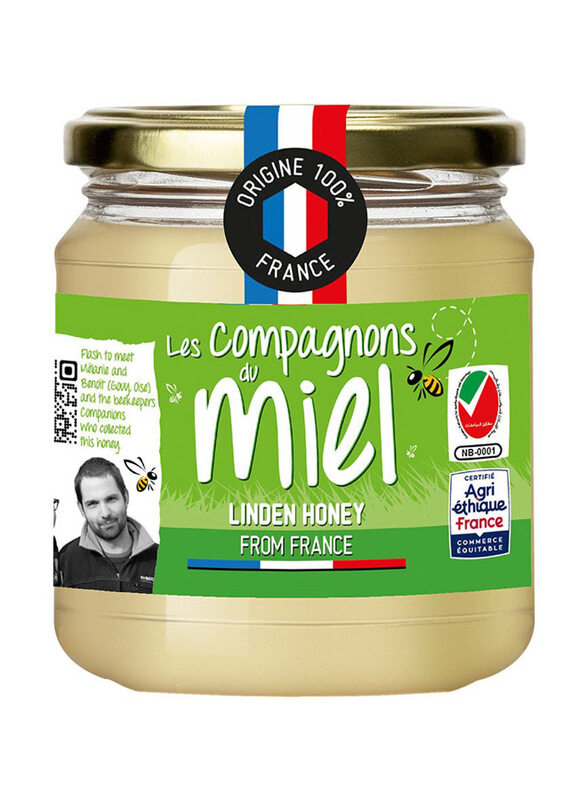 

Les Compagnons du Miel Natural Linden Honey, 375g