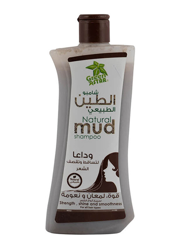 

Green Star Natural Mud Shampoo for All Hair Types, 400ml