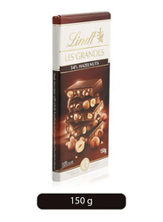 Lindt Les Grandes Dark Chocolate With Hazelnuts - 150g