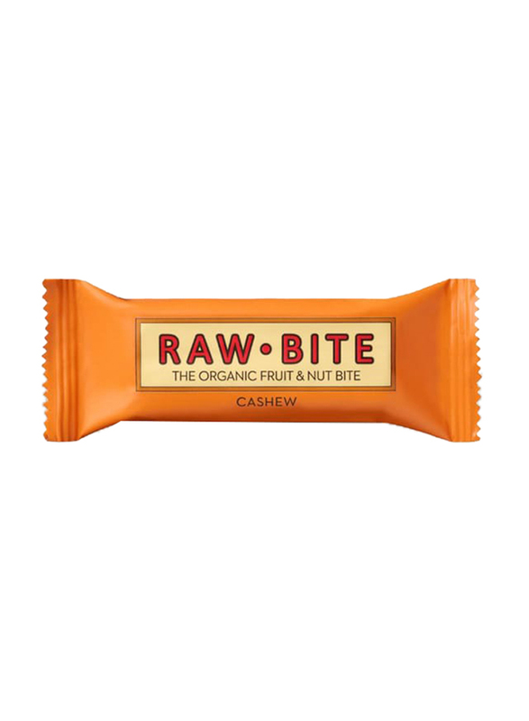 Rawbite Cashew Organic Snack Bar, 50g