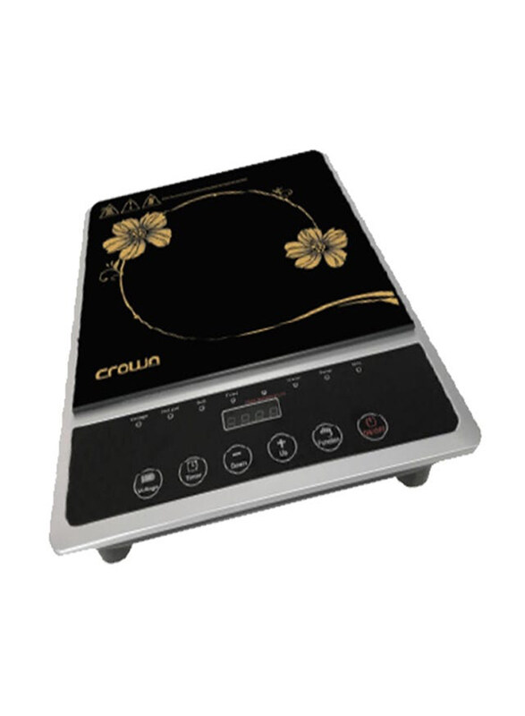 

Crownline Hot Plate Infrared Cooker, 2000W, Ic-196, Black