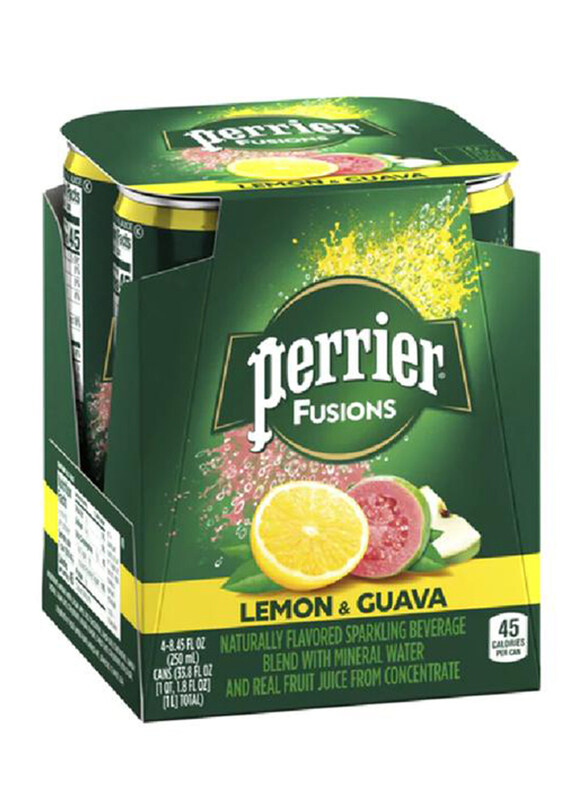 

Perrier Fusion Lemon & Guava Juice Can, 4 x 250ml