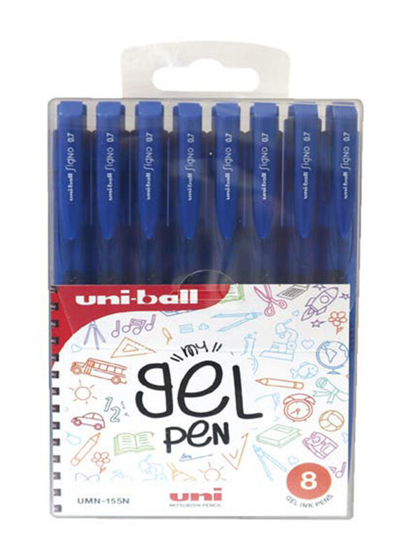 

Uniball Signo 155N Gel Ink Pen, 5mm, Blue