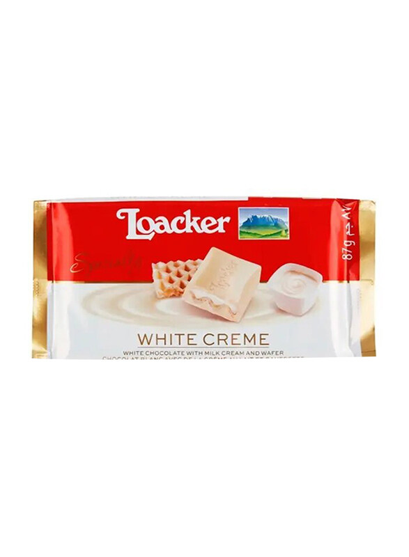 

Loacker White Chocolate with Milk Cream Wafer Bar, 87g