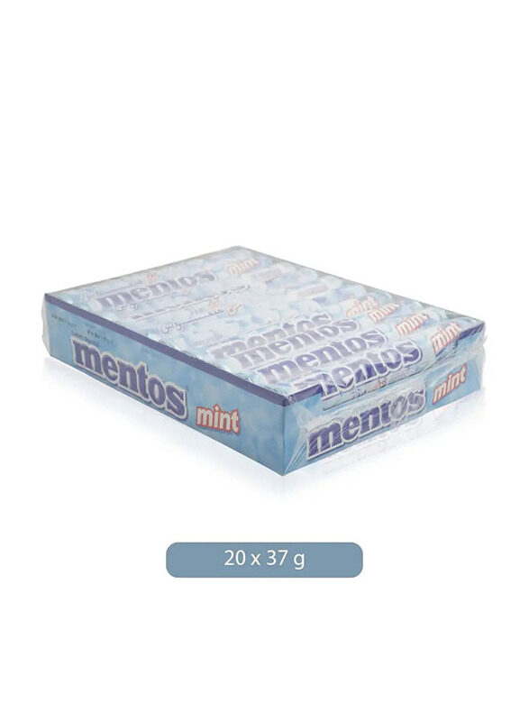 Mentos Mint Chewy Candies - 20 x 37g