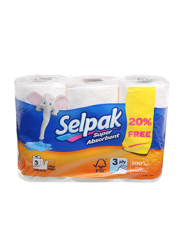 

Selpak Kitchen Rolls, 3 Rolls