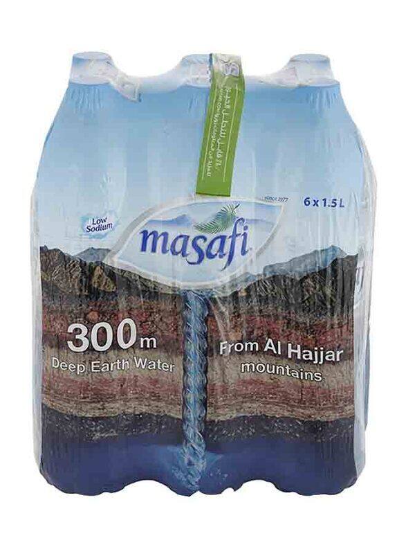 

Masafi Natural Mineral Water Bottle, 6 x 1.5 Liters