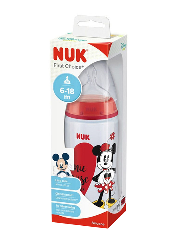 Nuk First Choice Polypropylene Disney Bottle, 300ml, Assorted