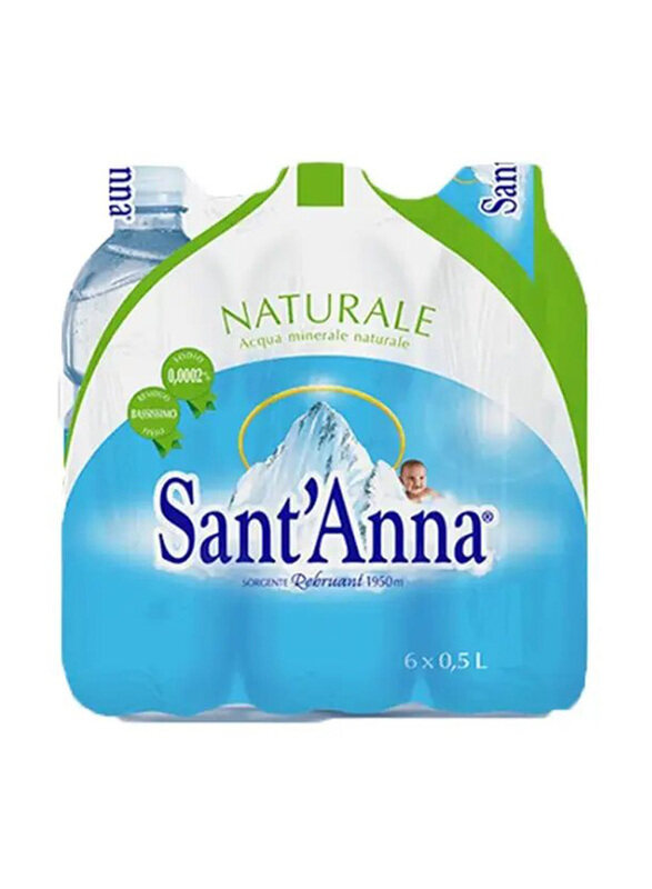 

Sant'Anna Mineral Water, 6 x 500ml