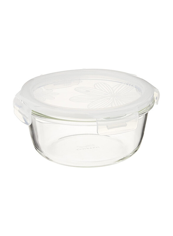 

Lock & Lock Oven Round Glass Container, 870ml, LLG855, Clear