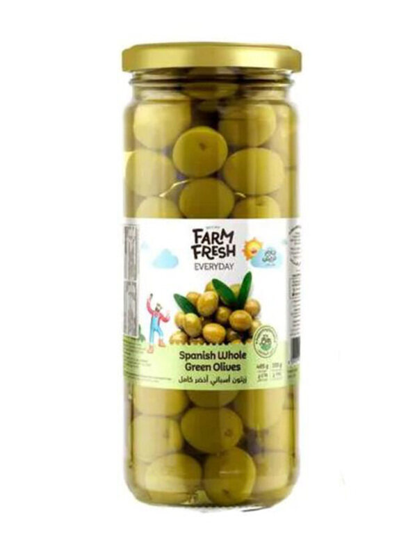 

Farm Fresh Green Pitted Olives, 340g