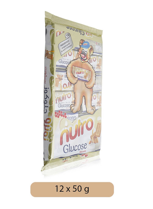 Nutro Glucose Biscuits, 12 Pieces x 50g