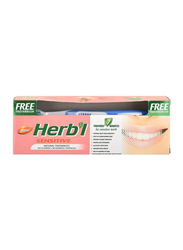 Dabur Sensitive Herbal Toothpaste with Free Toothbrush, 48 x 150gm